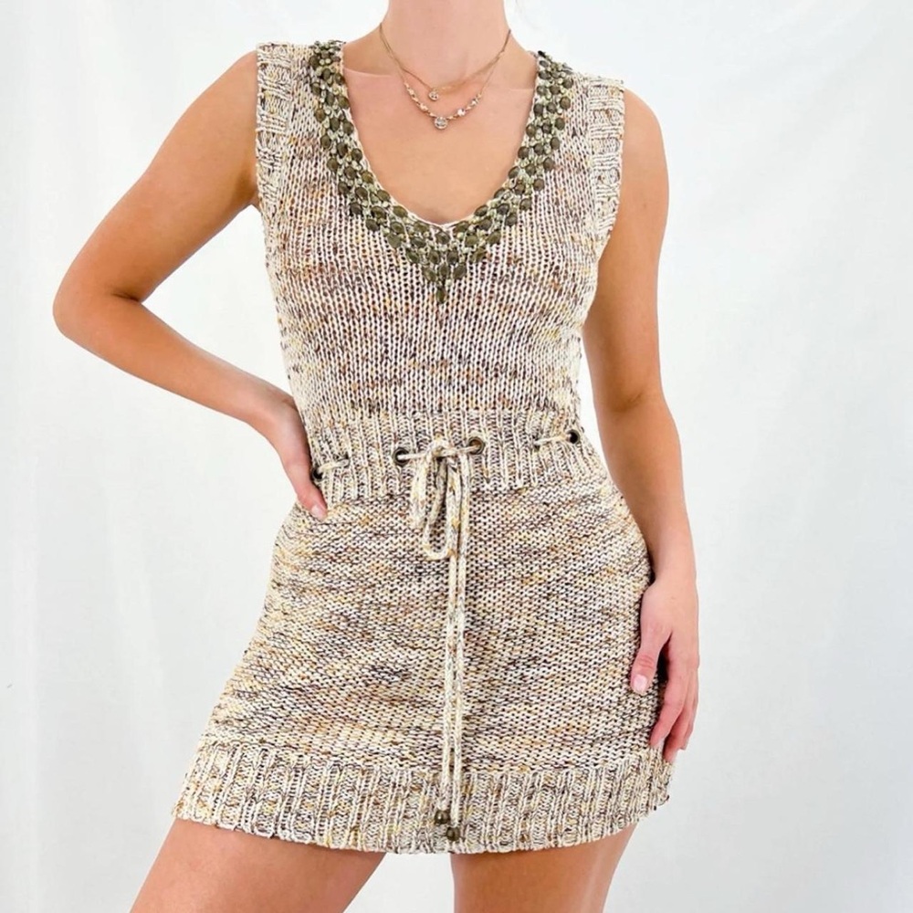 BCBG Max Azria Mini Knit Dress / Tunic Size XL